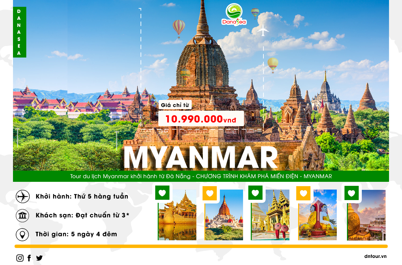 CHƯƠNG TRÌNH KHÁM PHÁ MIẾN ĐIỆN - MYANMAR - 2020