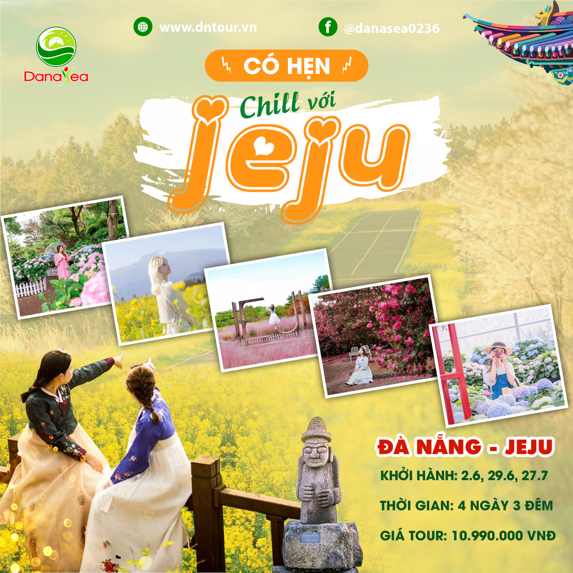 HÀN QUỐC -  JEJU - ĐẢO THIÊN ĐƯỜNG 2023